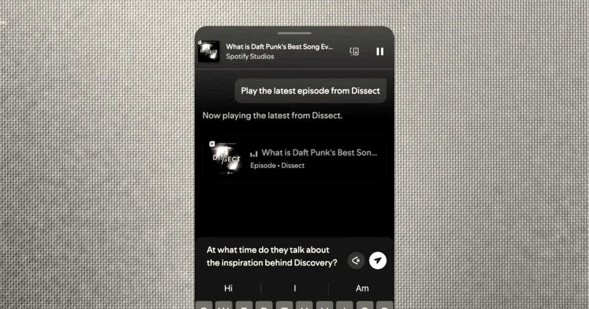 Spotify adds AI-generated personal podcasts and desktop briefing app
