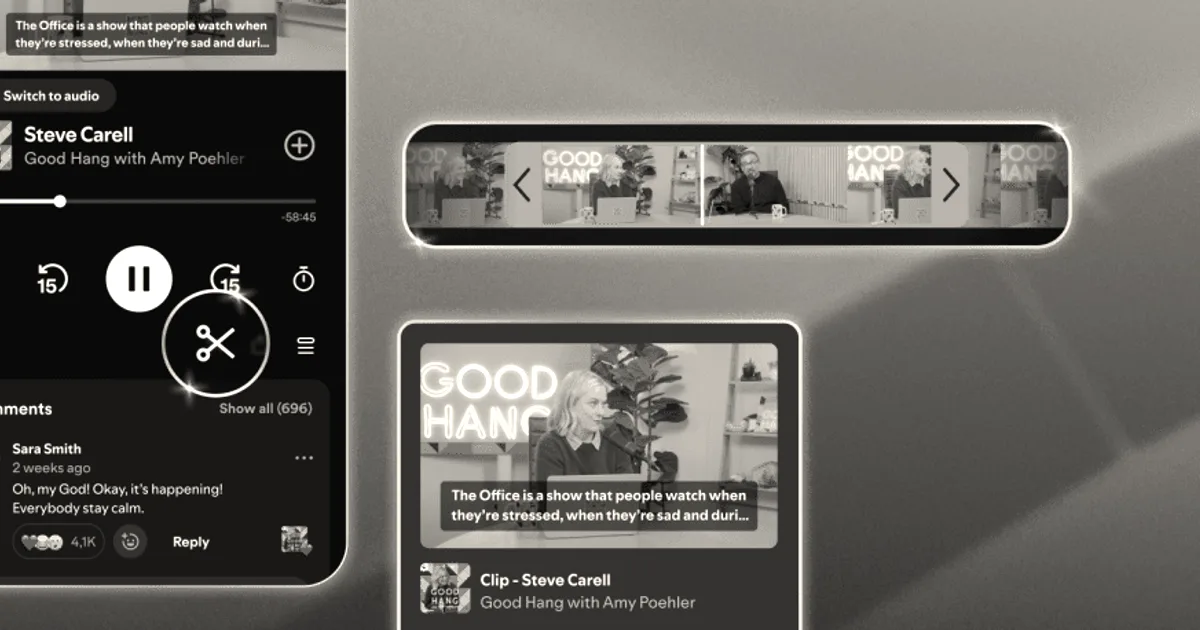 Spotify launches podcast clipping feature for mobile users