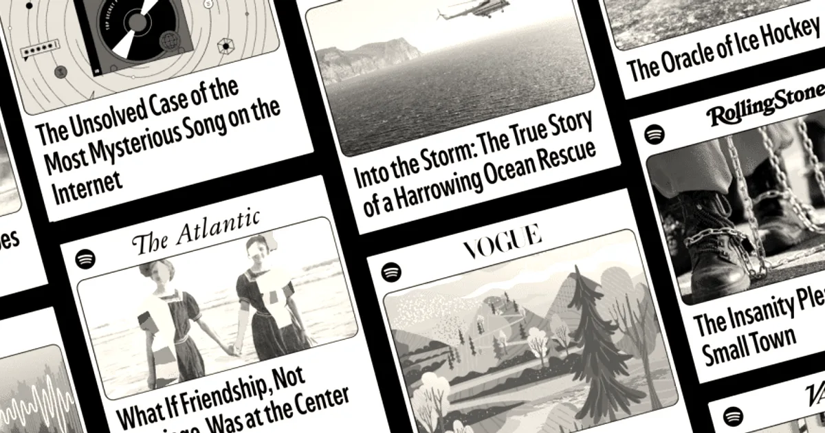 Spotify adds narrated magazine articles to its app