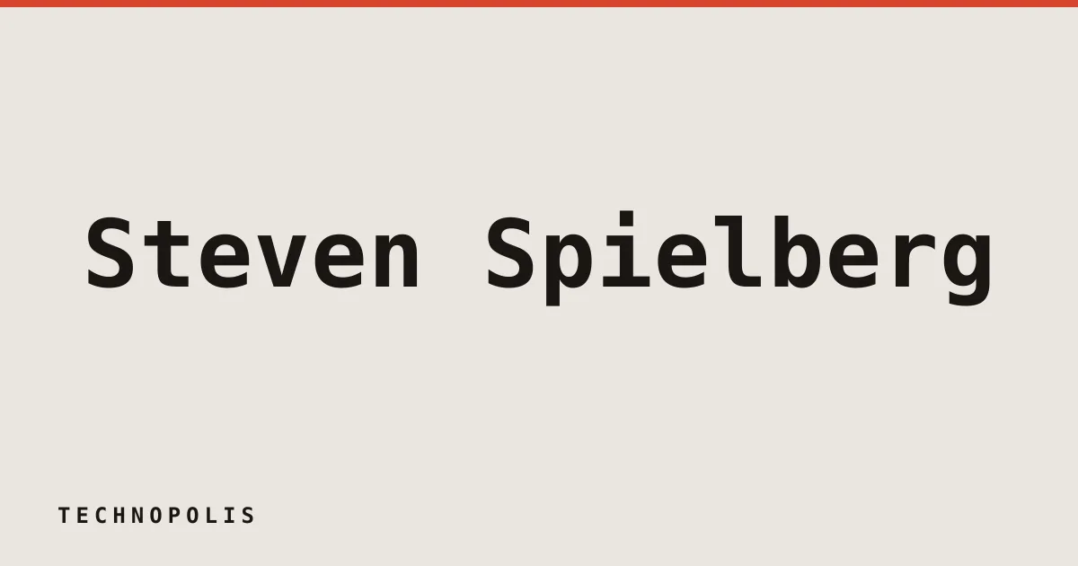 Steven Spielberg draws a line on AI in filmmaking