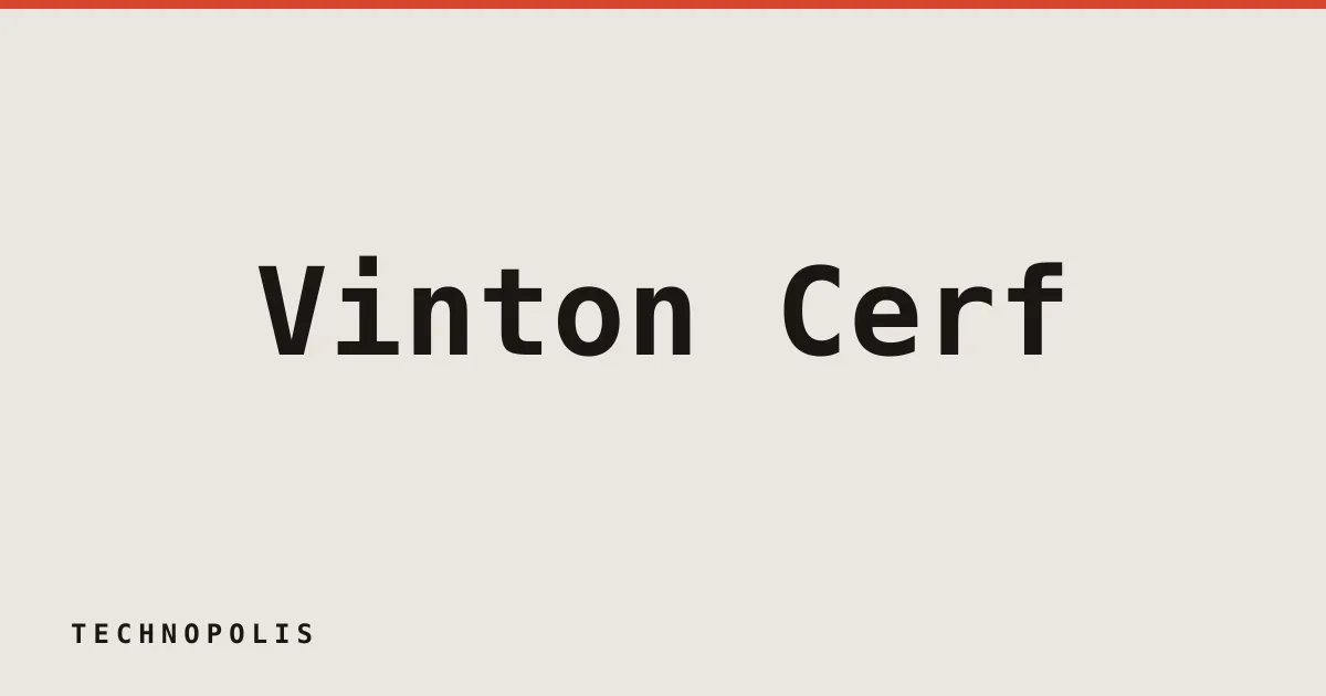 Vinton Cerf to retire from Google after more than 20 years