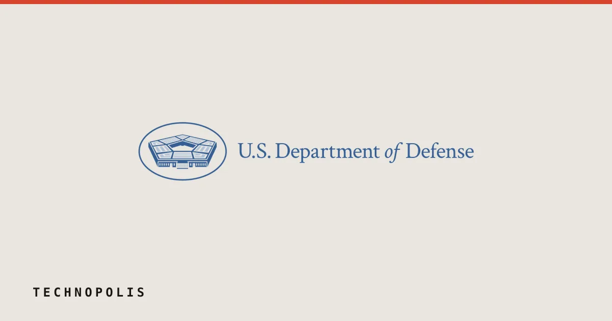 Official logo and wordmark of the United States Department of Defense showing the Pentagon emblem.