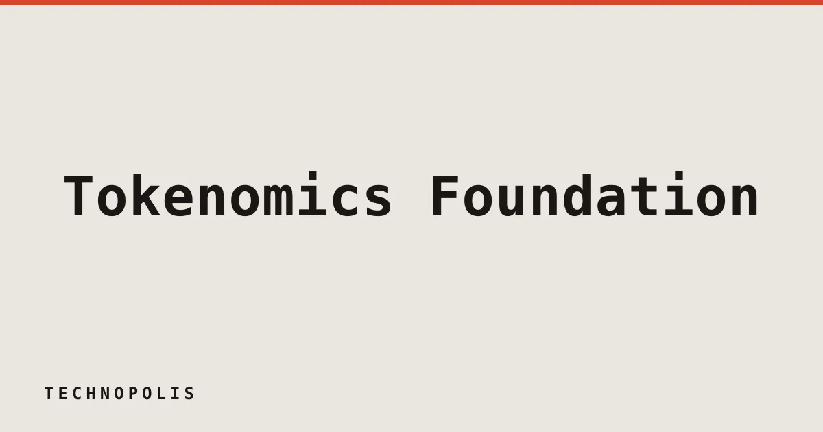 Tokenomics Foundation launches to curb runaway AI token costs