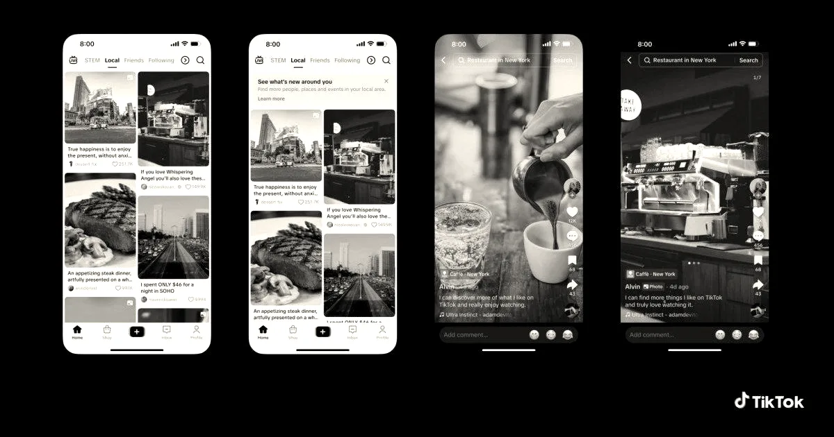TikTok launches opt-in Local Feed in the U.S.