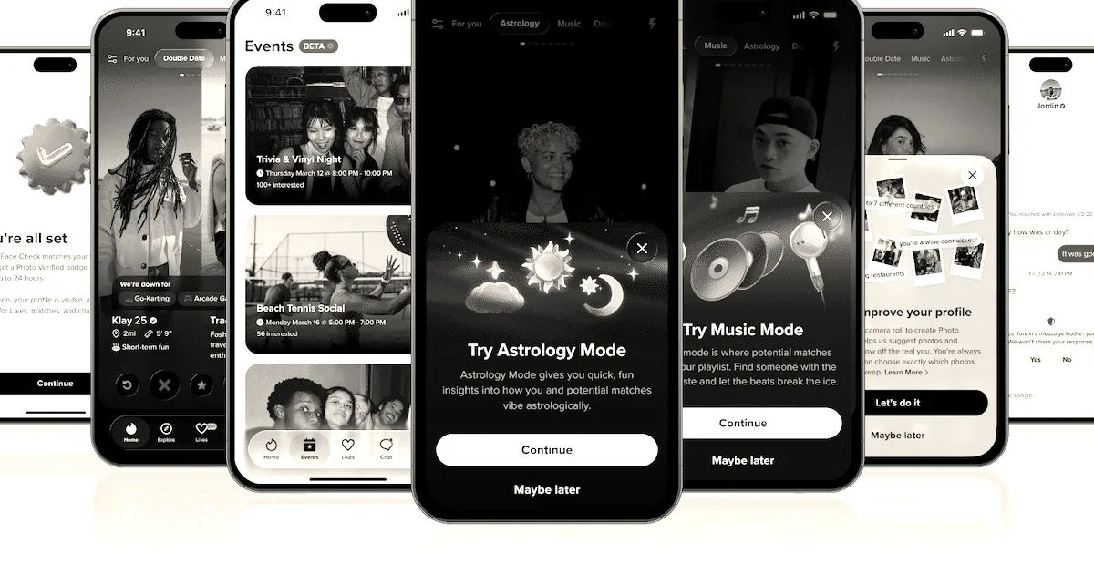 Tinder pivots to IRL events and AI in product overhaul