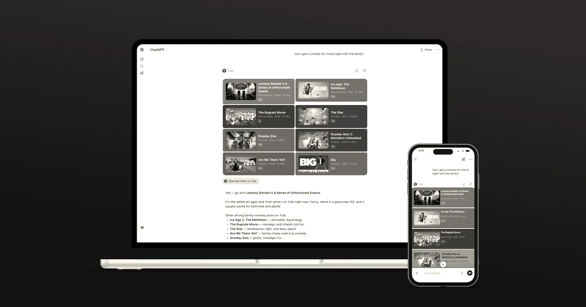 Tubi becomes first streamer to integrate with ChatGPT