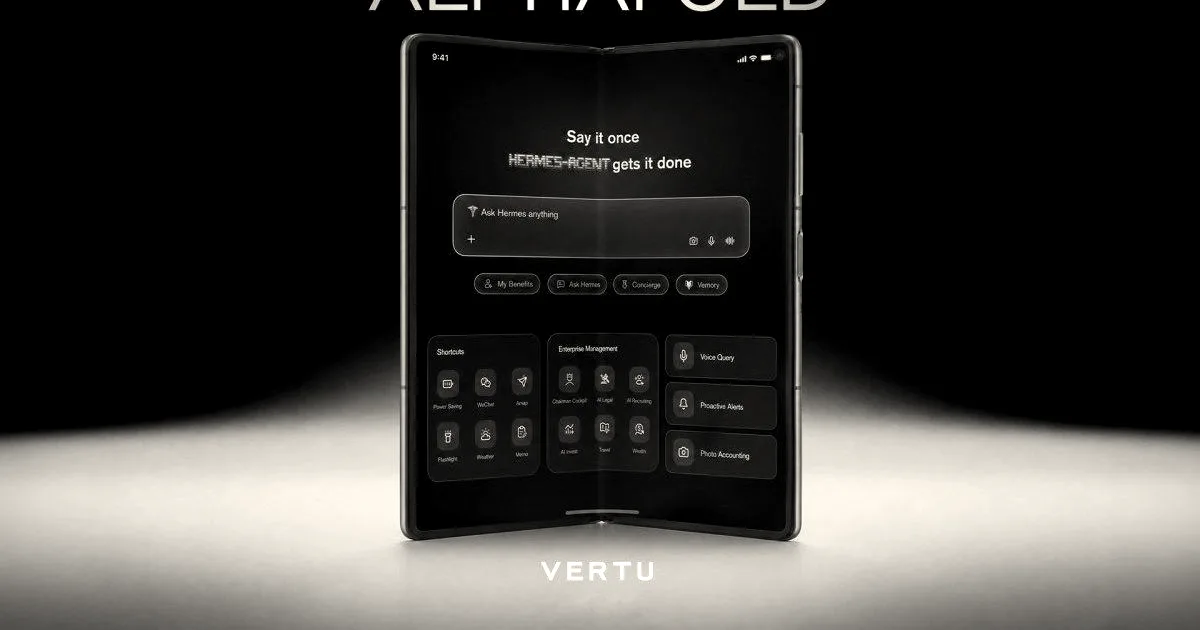 Vertu targets enterprise market with $6,880 AI-powered foldable