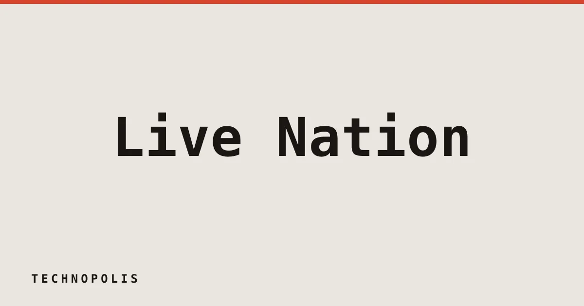 Live Nation found to be an illegal monopoly by federal jury