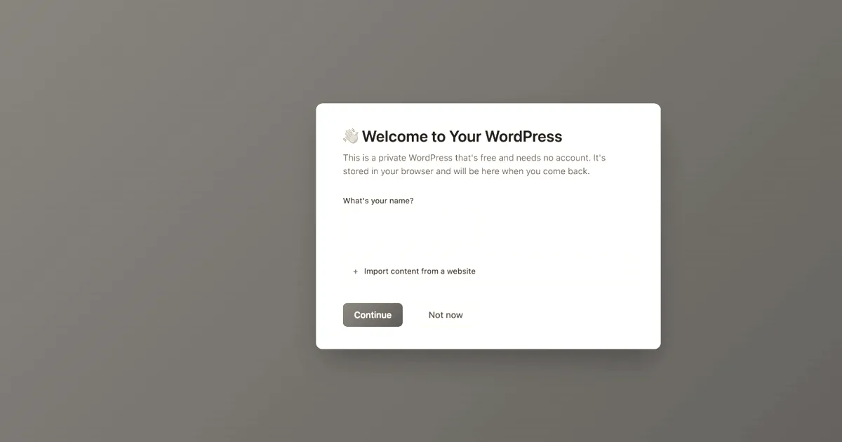 WordPress launches private, browser-based publishing service