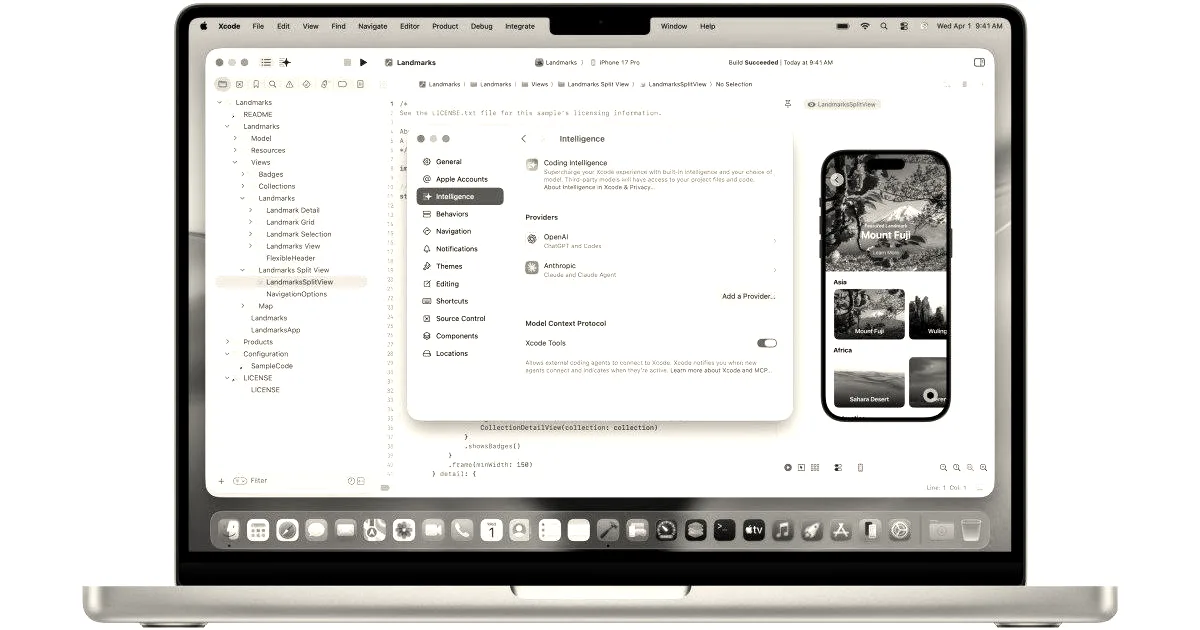 Apple brings agentic coding to Xcode 26.3