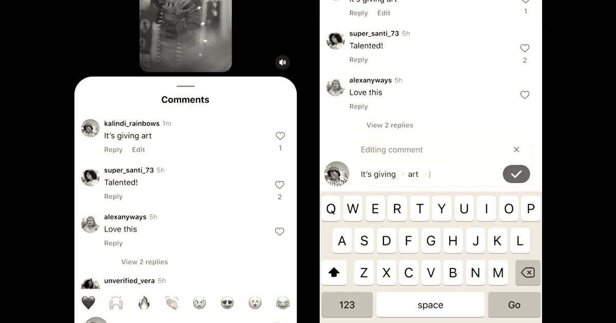 Instagram rolls out comment editing amid Meta legal scrutiny